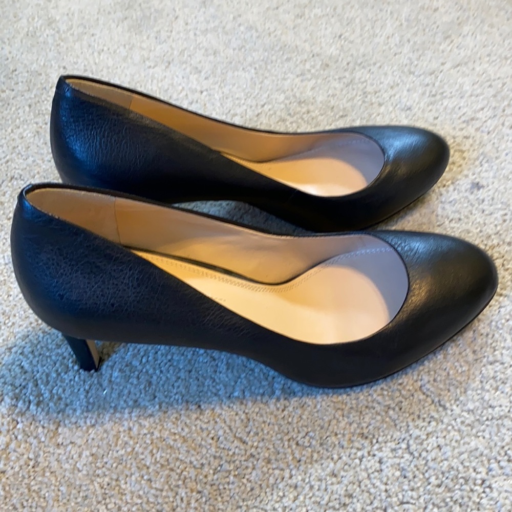 Black Leather Pumps from Banana Republic
